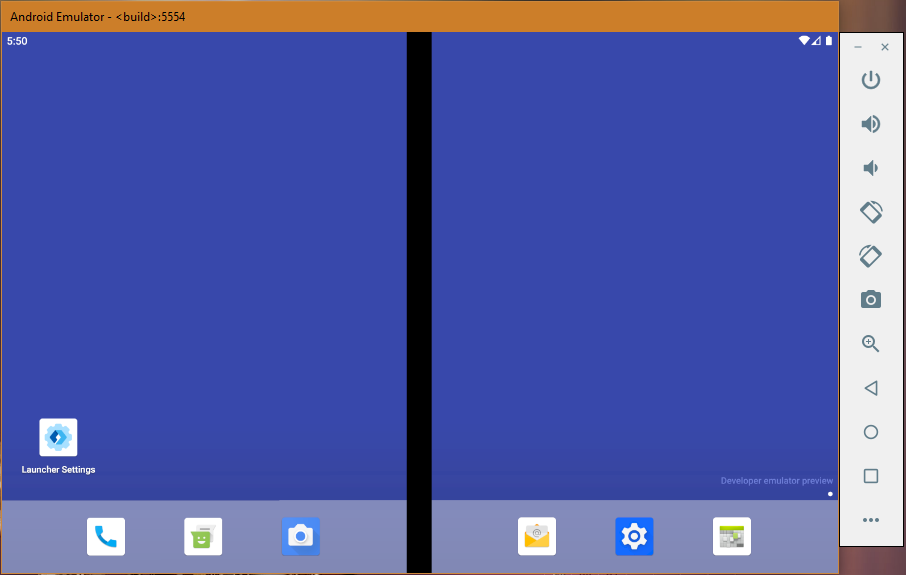 Microsoft Surface duo emulator